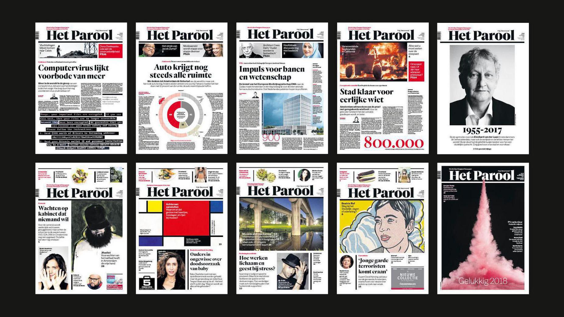 Het Parool opnieuw World's Best Designed Newspaper
