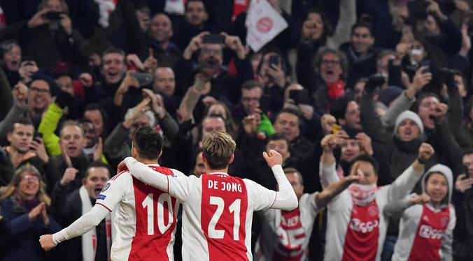 Ajax in de achtste finales tegen Real Madrid