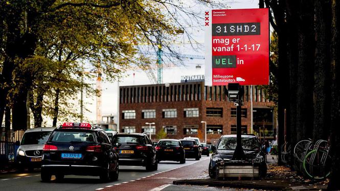 Raad van State: Amsterdam mag oude bestelauto's weren